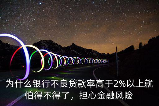 為什么銀行不良貸款率高于2%以上就怕得不得了，擔(dān)心金融風(fēng)險(xiǎn)