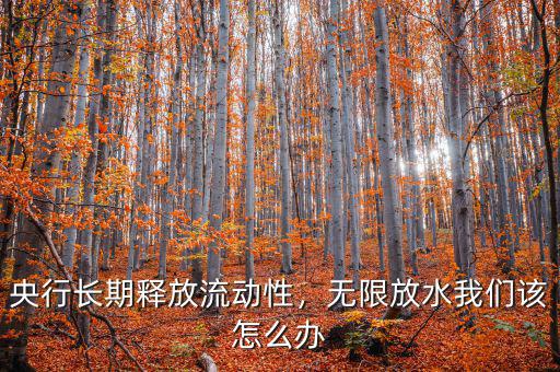 央行長(zhǎng)期釋放流動(dòng)性，無(wú)限放水我們?cè)撛趺崔k