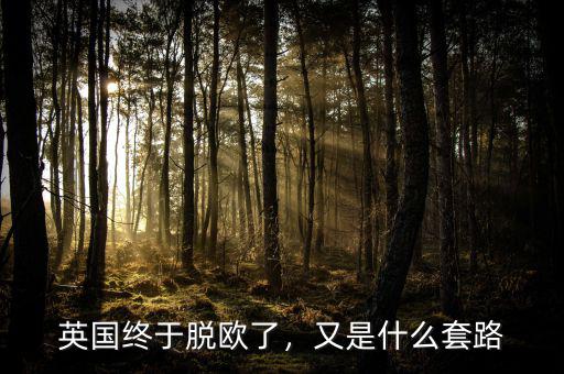 英國脫歐是什么時(shí)候,英國終于脫歐了