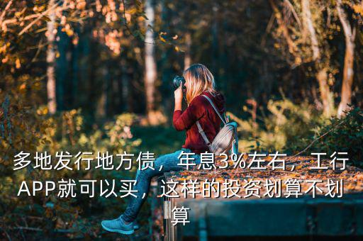 多地發(fā)行地方債，年息3%左右，工行APP就可以買，這樣的投資劃算不劃算