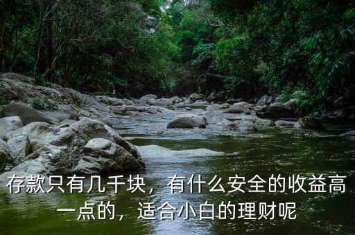 存款只有幾千塊，有什么安全的收益高一點的，適合小白的理財呢