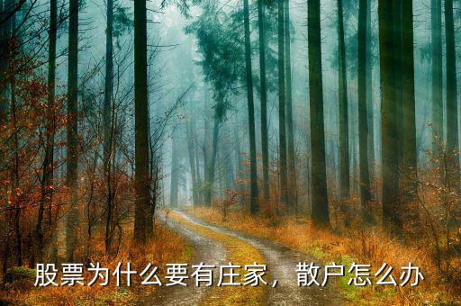 股票為什么要有莊家，散戶怎么辦