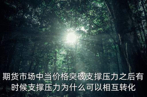 支撐線和壓力線轉(zhuǎn)化是什么原因,支撐線和壓力線應該怎么找