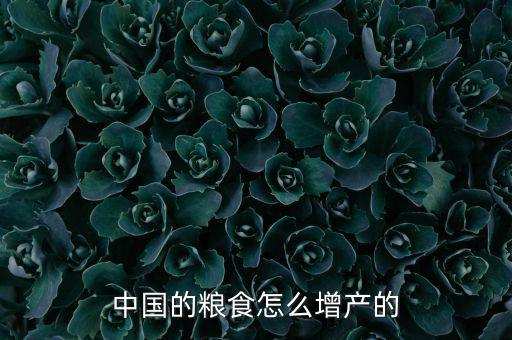 中國(guó)糧食都怎么種,中國(guó)以后的糧食誰(shuí)來(lái)種