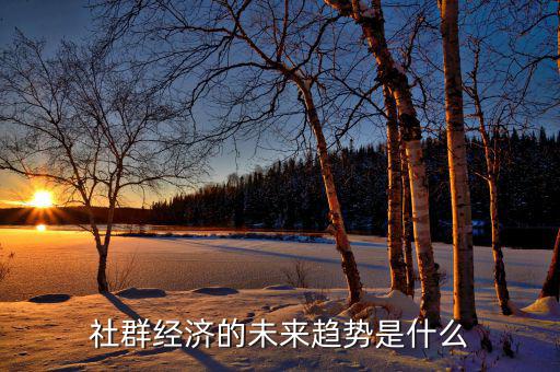 社群經濟是什么,社群經濟的未來趨勢是什么