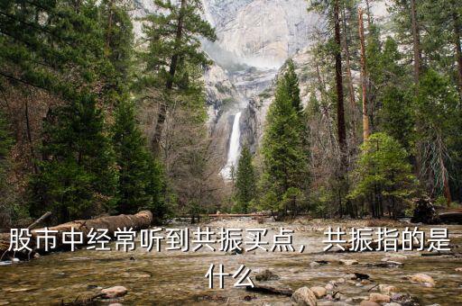 股市中經(jīng)常聽到共振買點(diǎn)，共振指的是什么