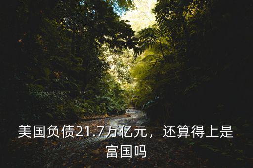 美國(guó)負(fù)債21.7萬億元，還算得上是富國(guó)嗎
