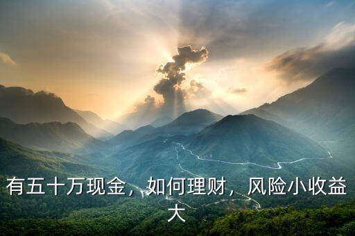 有五十萬現(xiàn)金，如何理財，風(fēng)險小收益大