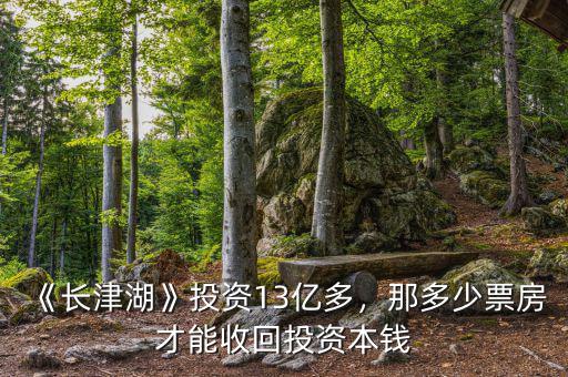 《長(zhǎng)津湖》投資13億多，那多少票房才能收回投資本錢