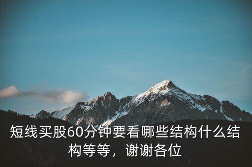 短線買股60分鐘要看哪些結(jié)構(gòu)什么結(jié)構(gòu)等等，謝謝各位