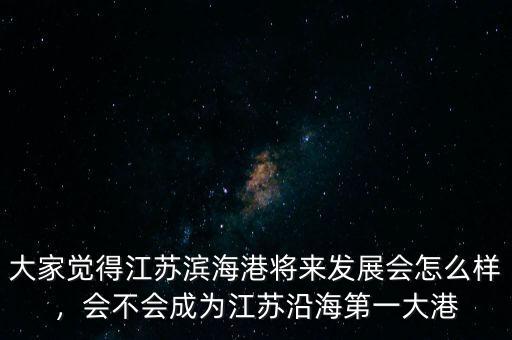 大家覺得江蘇濱海港將來發(fā)展會(huì)怎么樣，會(huì)不會(huì)成為江蘇沿海第一大港