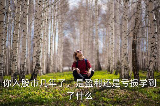 你入股市幾年了，是盈利還是虧損學(xué)到了什么