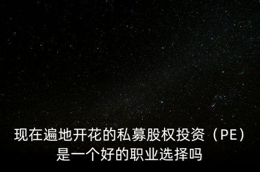 為什么選擇股權投資pe,什么是私募股權投資