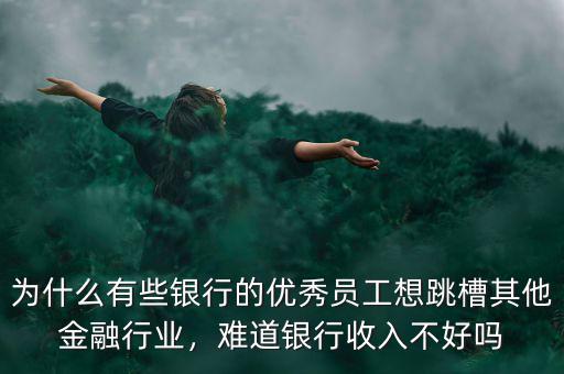 為什么有些銀行的優(yōu)秀員工想跳槽其他金融行業(yè)，難道銀行收入不好嗎