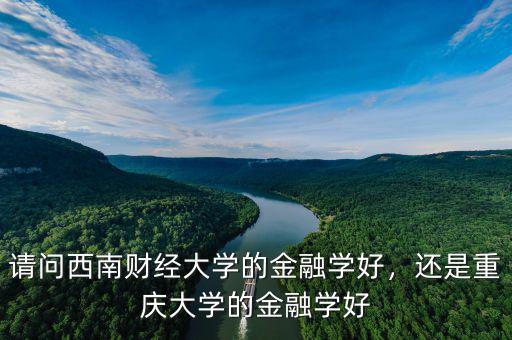 重慶大學金融學怎么樣,還是重慶大學的金融學好