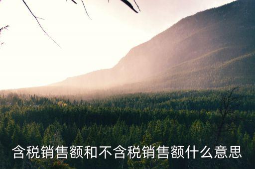 什么是含稅金額，什么是含稅
