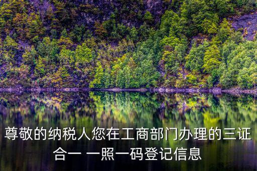 多證合一備案是什么，三證合一需要去國(guó)稅備案請(qǐng)問需要帶什么
