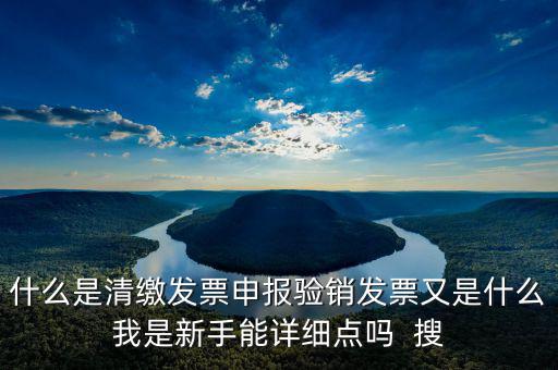 什么是清稅申報(bào)，什么叫清稅啊
