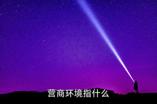 什么樣的稅收營商環(huán)境，營商環(huán)境指什么