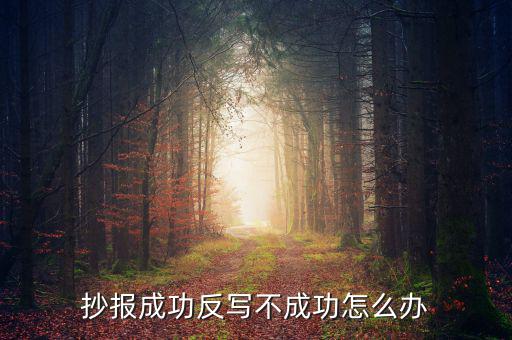 百旺稅控反寫不成功什么原因，抄報成功反寫不成功怎么辦