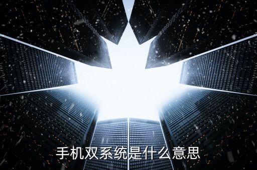 一人一機雙系統(tǒng) 是什么，電腦橫機單機頭雙系統(tǒng)是什么意思