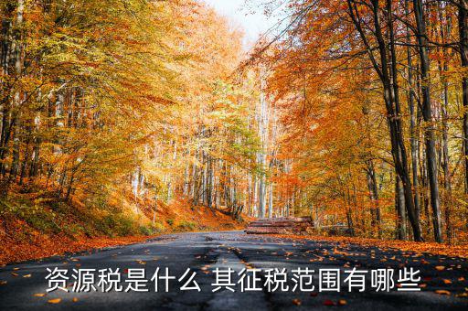什么情況下需要報資源稅，資源稅的征稅對象