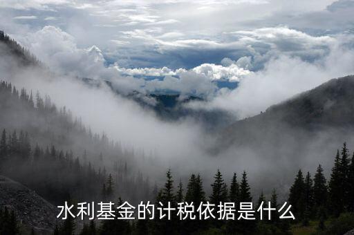 水利基金的計稅依據(jù)是什么，水利建設(shè)基金計稅依據(jù)是什么