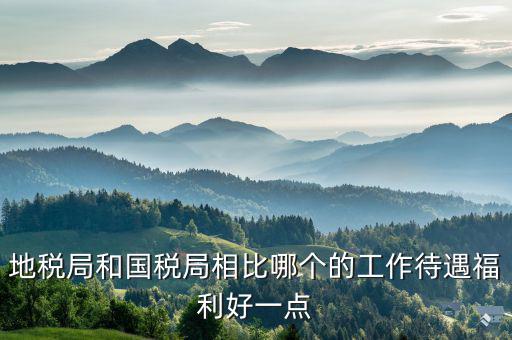 地稅局有什么福利，地稅局和國稅局相比哪個的工作待遇福利好一點