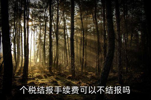 手續(xù)費結報是什么意思，請問個稅手續(xù)費申領具體怎么解釋啊謝謝咯