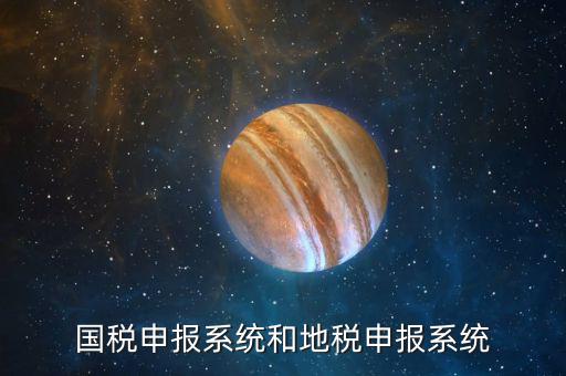 廣東珠海市國稅申報系統(tǒng)是什么，國稅申報系統(tǒng)和地稅申報系統(tǒng)