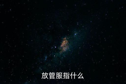 稅收放管服是什么意思，放管服是什么意思 放管服的解釋
