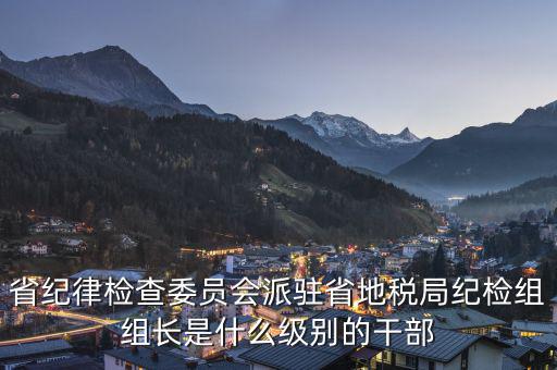 省紀(jì)律檢查委員會派駐省地稅局紀(jì)檢組組長是什么級別的干部