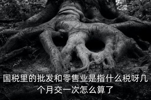 批發(fā)零售業(yè)交什么稅，批發(fā)零售商行需要交哪些稅