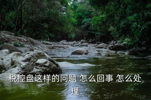 為什么稅控盤升級，稅控盤這樣的問題 怎么回事 怎么處理