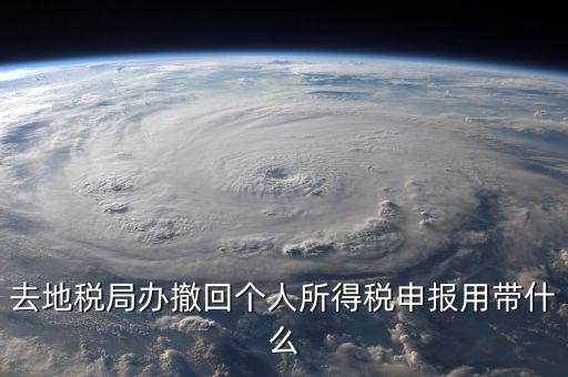去地稅作廢申報(bào)需要帶什么影響，去地稅局辦撤回個(gè)人所得稅申報(bào)用帶什么