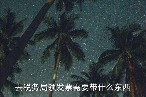 領票需要準備資料什么資料，去稅務局領發(fā)票需要帶什么資料去