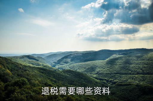 退抵稅都需要什么資料，退抵稅款申請(qǐng)需要什么資料