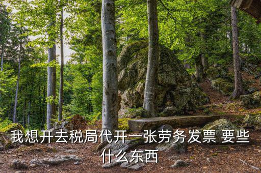 開勞務票需要什么條件，我想開去稅局代開一張勞務發(fā)票 要些什么東西