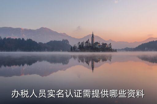 辦稅人員實名認證需提供哪些資料