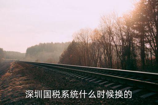 深圳實(shí)名辦稅到什么時(shí)候止，深圳國(guó)稅系統(tǒng)什么時(shí)候換的