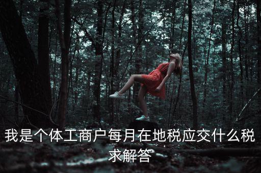 個體戶地稅局交什么稅，個體經(jīng)營戶地稅是按什么標(biāo)準(zhǔn)收費的
