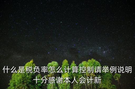 什么叫稅務(wù)控制計算法，企業(yè)所得稅如何控制