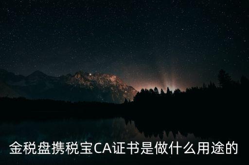 企業(yè)ca證書有什么用，財(cái)悠悠CA數(shù)字證書有什么作用對(duì)于企業(yè)可以起到什么作用
