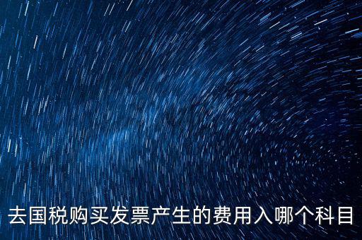 國稅計(jì)入什么科目，付國稅應(yīng)計(jì)入什么科目求解啊
