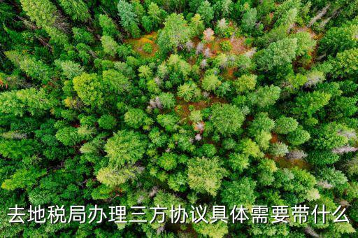 地稅辦理三方協(xié)議需要什么資料，去地稅局辦理三方協(xié)議具體需要帶什么