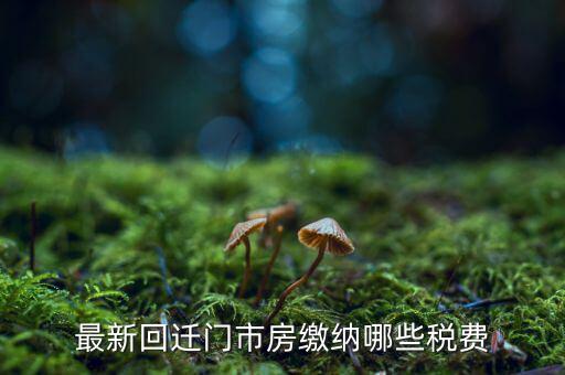 回遷房都繳納什么稅，買二手回遷房需要交哪些稅費(fèi)