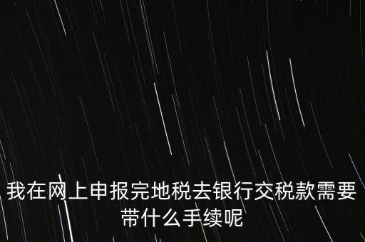 核稅后拿什么去交稅，申報交稅需要什么手續(xù)