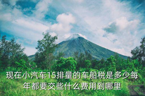 汽車稅需要什么手續(xù)費，汽車購置稅的收費標準是什么