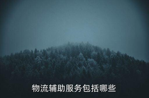 物流輔助服務費是什么，物流輔助費的銷項稅金繳納城建稅及附加
