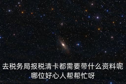 打稅務(wù)清單需要帶什么，我是個(gè)體商戶營(yíng)業(yè)執(zhí)照掉了想去打印一份稅務(wù)清單需要帶些什么